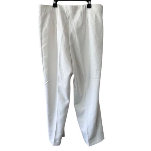 Talbots Women’s White Dress Pants Dressy High Waist Lined Trousers SZ 16P - Picture 2 of 12